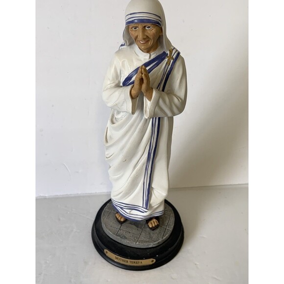 Mother Teresa Of Calcutta Madre 11 Inch Resin Statue Figure Smiling - Picture 7 of 9